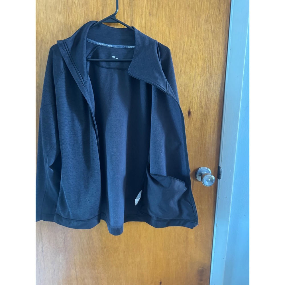 Duofold Warm CTRL Mens Black Full Zip Performance Jacket Mock Neck 2X - Picture 2 of 4